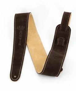 Martin & Co. Martin Guitars Adjustable Suede Guitar Strap - Brown Martin & Co.