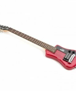 Electric Guitars Hofner Shorty Electric Guitar - Red - With Gig Bag
