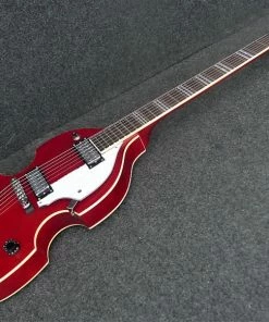 Hofner HI-459-PE-RD Ignition Pro Violin Style Electric Guitar - Red Electric Guitars