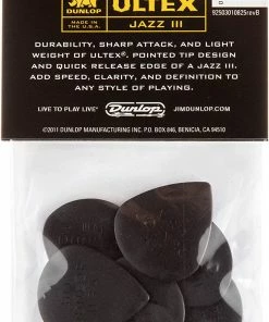 Dunlop USA Dunlop 427P2.0 Ultex Jazz Guitar Picks 2.0mm 6-pack