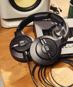 KRK Systems Accessories KRK KNS 6402 Studio Mixing/Mastering Headphones, Black