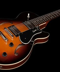 Acoustic Guitars Godin 036622 Montreal Premiere Sunburst HG 6 String RH Hollowbody Guitar MADE In CANADA D