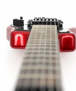 Hofner HOF-HCT-SH-DLX- R-O Deluxe Shorty Electric Travel Guitar - Red - With Gig Bag