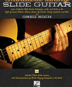 Hal Leonard USA STANDARD TUNING SLIDE GUITAR Book With Online Video Lessons Print Music