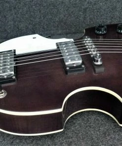 Electric Guitars Hofner HI-459-PE-TBK Ignition Pro Violin Style Electric Guitar - Transparent Black