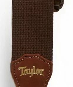 Accessories Taylor Cotton Guitar Strap - Brown, 2"