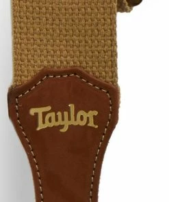 Taylor Cotton Guitar Strap - Tan, 2"
