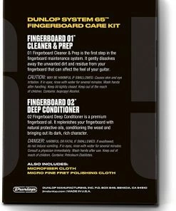 Jim Dunlop System 65 Guitar Fingerboard Kit Instrument Polish & Sprays