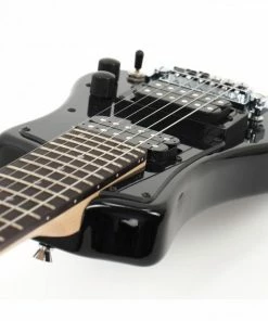 Electric Guitars Hofner HOF-HCT-SH-DLX- BK-O Deluxe Shorty Electric Travel Guitar - Black - With Gig Bag
