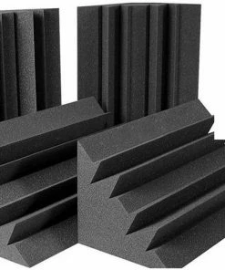 JJ Music Sales Acoustic Studio Bass Traps 9.4" X 4.7" X 4.7" Sound-Proofing, Sound Absorption Sound Absorbing Panels