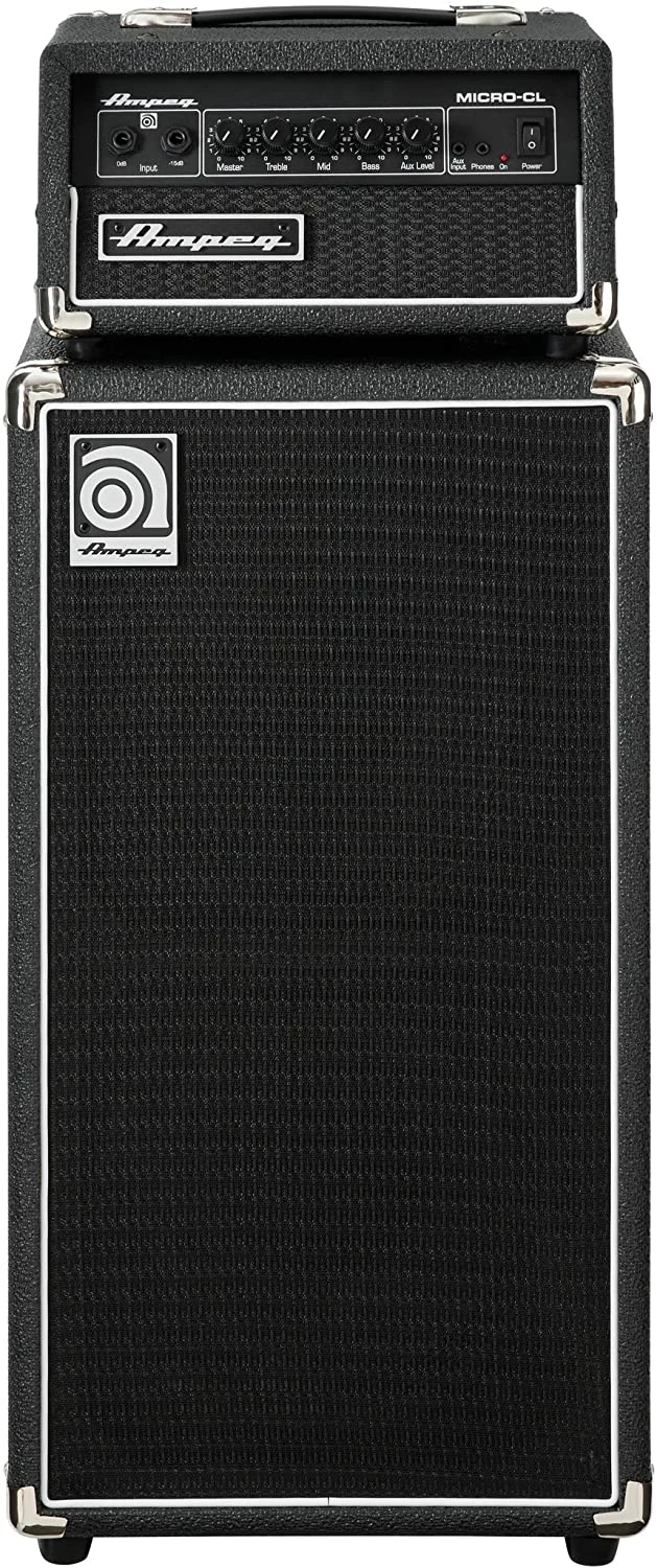 Best Pirce ๐ฏ Amps Ampeg Micro-CL Micro-CL Bass Amp Stack-100-Watt Head With 2 X 10 Cabinet - Like New ๐ 1 Amps Ampeg Micro-CL Micro-CL Bass Amp Stack-100-Watt Head With 2 X 10 Cabinet - Like New