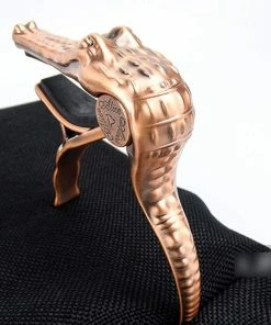 Alice A007G/PB Aligater Shape Aluminum Alloy Guitar Capo Bronze