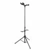 JJ Music Sales Double Hanging Guitar Stand With Auto Lock Stands
