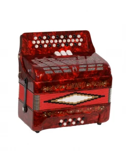 BARONELLI USA AC3412G3 34 Button Accordion 12 Bass 3 Switches