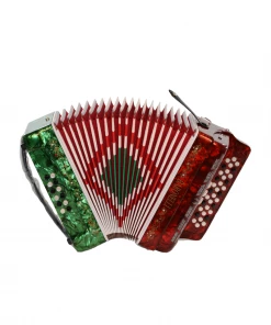 BARONELLI USA AC3412G3 34 Button Accordion 12 Bass 3 Switches