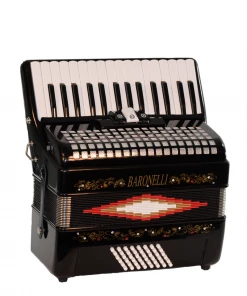 JJ Music Sales Sales Store 24 Baronelli USA ACPK30 Piano Accordion 30 Keys 48 Bass 3 Switches