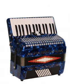 Baronelli USA ACPK30 Piano Accordion 30 Keys 48 Bass 3 Switches