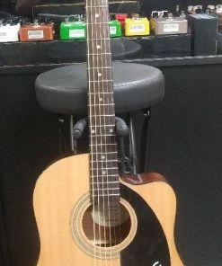 Acoustic Guitars Epiphone AJ100CE Cutaway Acoustic Electric Natural Finish - Pre Owned