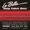 La Bella 760FHB2 Beatle Bass Stainless Flat Wound Electric Bass Strings 39-96