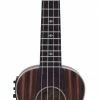 Ukuleles Aloha Black Wood Electric Ukulele - Soprano - Ebony