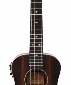 Ukuleles Aloha Black Wood Electric Ukulele - Tenor - Ebony