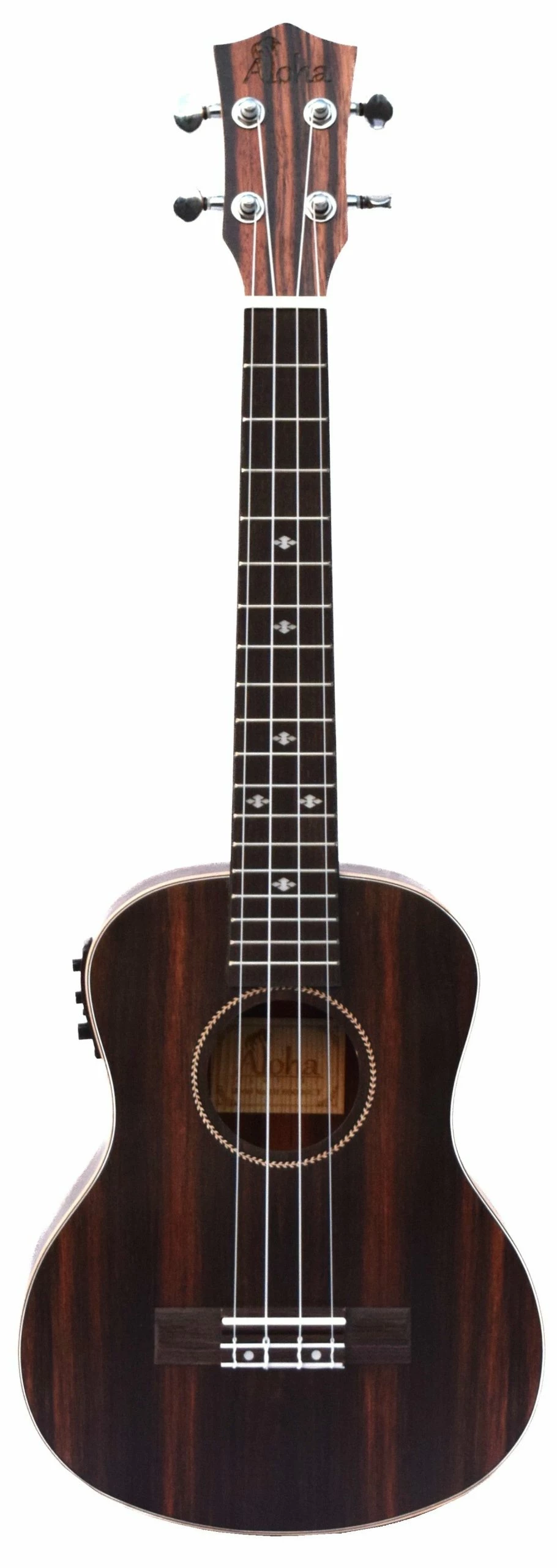 Best Pirce ๐ Ukuleles Aloha Black Wood Electric Ukulele - Tenor - Ebony ๐คฉ 1 Ukuleles Aloha Black Wood Electric Ukulele - Tenor - Ebony