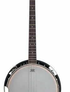 Folk Instruments Danville USA 4 String Tenor Banjo, Equipped With Remo Head