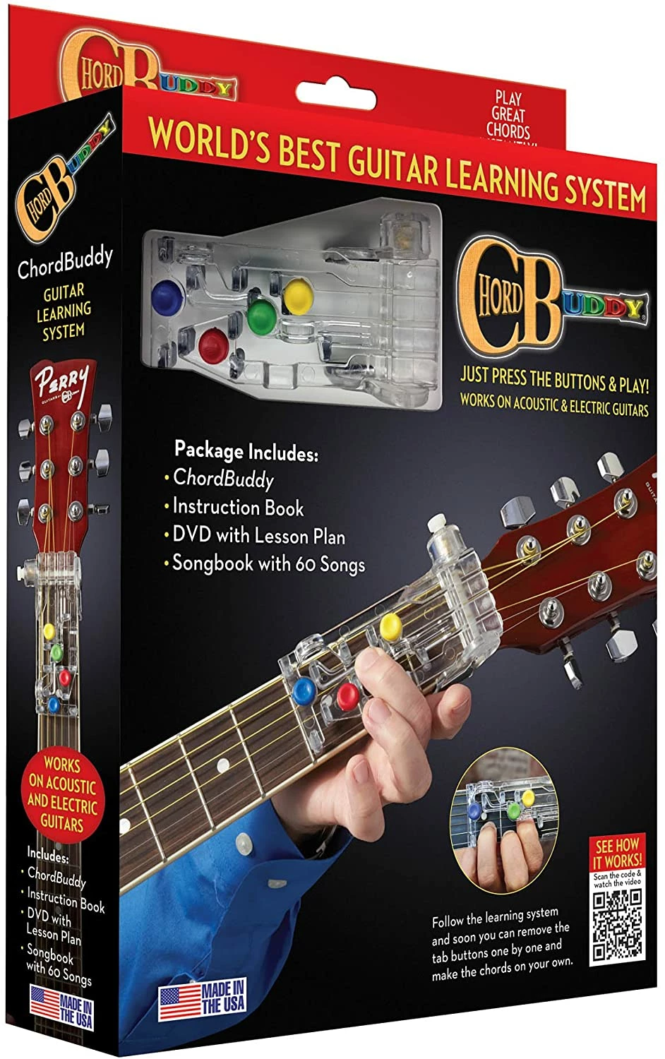 Wholesale ๐ ChordBuddy USA Guitar Learning System With 100+ Song Book ๐ 1 ChordBuddy USA Guitar Learning System With 100+ Song Book
