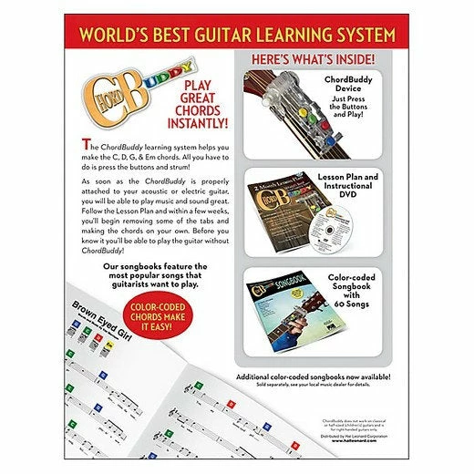 Wholesale ๐ ChordBuddy USA Guitar Learning System With 100+ Song Book ๐ 2 ChordBuddy USA Guitar Learning System With 100+ Song Book