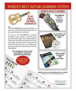 ChordBuddy USA Guitar Learning System With Song Book 3