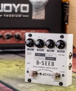 JOYO D-SEED DUAL CHANNEL DIGITAL COPY, ANALOG, REVERSE, MODULATION Guitar Effect Pedal Effects & Pedals