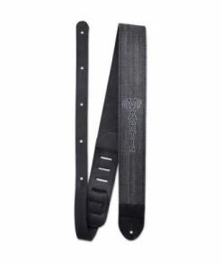 Martin & Co. Martin Guitars Reversible Guitar Strap, Black Denim/Leather