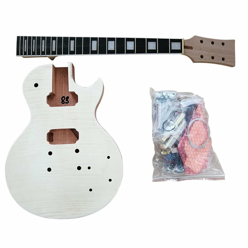 Best reviews of ๐คฉ JJ Music Sales Custom Flame Maple Les Paul Style DIY Electric Guitar Kit ๐ 2 JJ Music Sales Custom Flame Maple Les Paul Style DIY Electric Guitar Kit