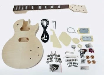 Best reviews of ๐คฉ JJ Music Sales Custom Flame Maple Les Paul Style DIY Electric Guitar Kit ๐ 1 JJ Music Sales Custom Flame Maple Les Paul Style DIY Electric Guitar Kit