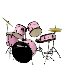 Huntington USA 5 Piece Drum Kit Complete Full Size Acoustic Drums