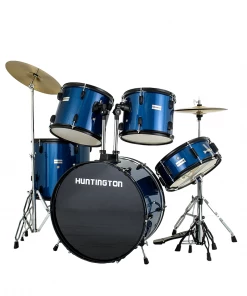 Huntington USA 5 Piece Drum Kit Complete Full Size Acoustic Drums