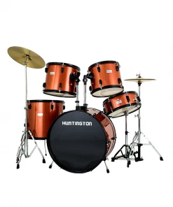 Huntington USA 5 Piece Drum Kit Complete Full Size Acoustic Drums