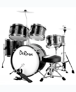 De Rosa USA 5 Piece 16" Kid's Junior Drum Set Complete