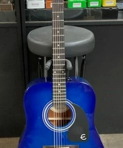 Epiphone PRO-1 TL Acoustic Guitar - Trans Blue - Pre Owned Acoustic Guitars