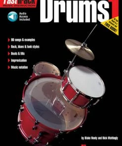 Hal Leonard USA Print Music FASTTRACK DRUMS METHOD – BOOK 1