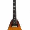 Aiersi Boult Flying V Electric Guitar Model FV - Orange/Brown Electric Guitars