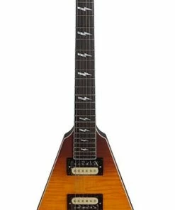 Aiersi Boult Flying V Electric Guitar Model FV - Orange/Brown Electric Guitars