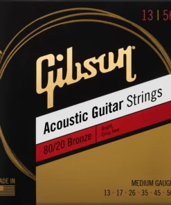 Gibson 80/20 Bronze Acoustic Guitar Strings - Medium 13-56