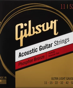 Gibson Phosphor Bronze Acoustic Strings - Ultra Light 11-52