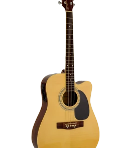 Acoustic Guitars Glen Burton USA Deluxe Acoustic Electric Guitar With Cutaway