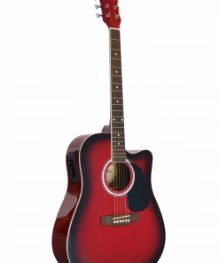 Acoustic Guitars Glen Burton USA Deluxe Acoustic Electric Guitar With Cutaway