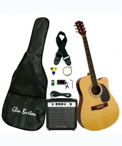 Glen Burton USA Glen Burton Acoustic Electric Guitar Combo Package - Natural Acoustic Guitars