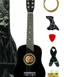 JJ Music Sales Young Musician Instruments Kids 25 Toy Acoustic Guitar Package
