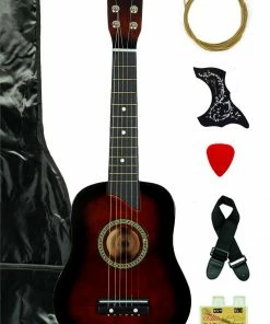 JJ Music Sales Young Musician Instruments Kids 25 Toy Acoustic Guitar Package