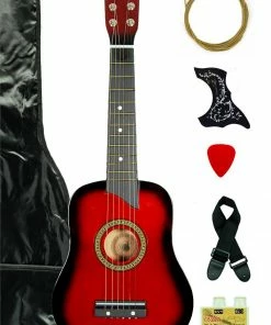 JJ Music Sales Young Musician Instruments Kids 25 Toy Acoustic Guitar Package